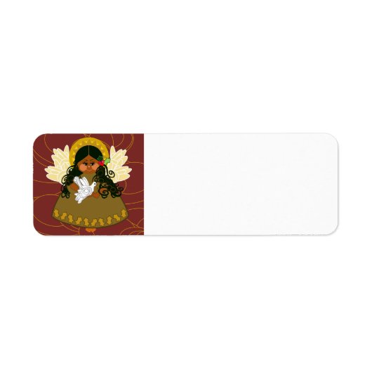 Engel mit Rücksendeadresse (Vorne)