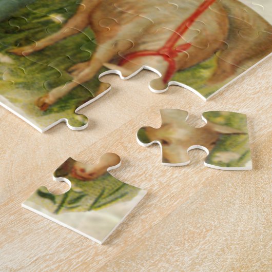 Engel mit Schafen Puzzle (Seite)