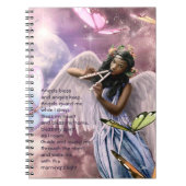 Engel mit Schmetterlingen Custom Gift Notebook Notizblock (Vorderseite)