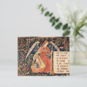 Engel mit Schwamm an einem Postkarte (Stehend Vorderseite)