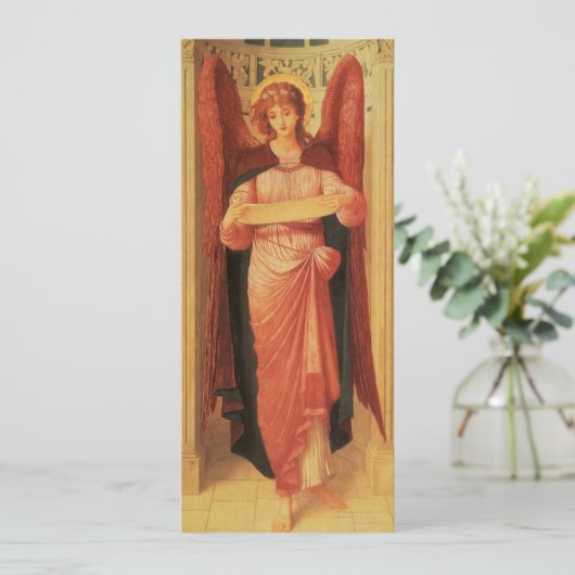 Engel mit Scroll von John Melhuish Strudwick (Stehend Vorderseite)