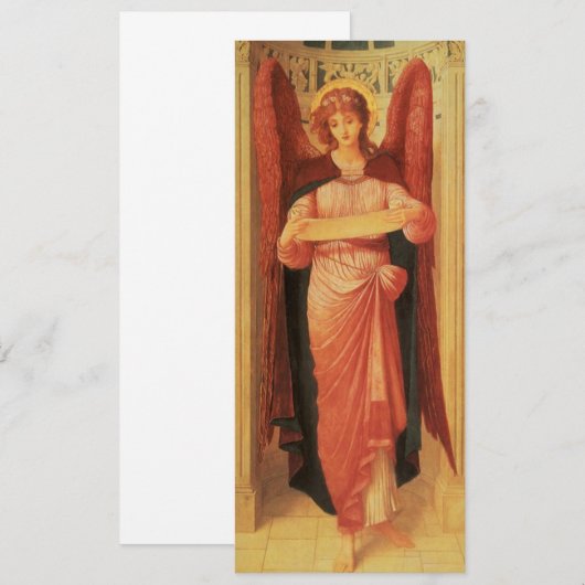 Engel mit Scroll von John Melhuish Strudwick (Vorne/Hinten)