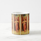 Engel mit Scroll von John Melhuish Strudwick Kaffeetasse (Mittel)