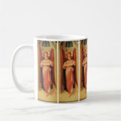 Engel mit Scroll von John Melhuish Strudwick Kaffeetasse (Links)
