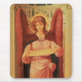 Engel mit Scroll von John Melhuish Strudwick Mousepad (Vorne)