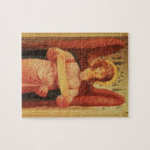 Engel mit Scroll von John Melhuish Strudwick Puzzle (Horizontal)
