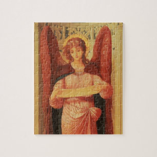 Engel mit Scroll von John Melhuish Strudwick Puzzle