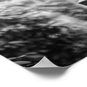 Engel mit Skulptur aus ausgestreckten Flügeln Poster (Ecke)