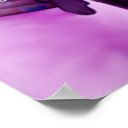 Engel mit Sprichwort Poster (Ecke)