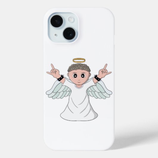 Engel mit starker Musik Case-Mate iPhone Hülle (Rückseite)