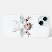 Engel mit starker Musik Case-Mate iPhone Hülle (Rückseite (Horizontal))