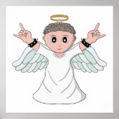 Engel mit starker Musik Poster (Vorne)