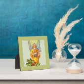 Engel mit Stechpalme und Mandoline Fotoplatte (InSitu)