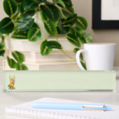 Engel mit Stechpalme und Mandoline Namensplakette