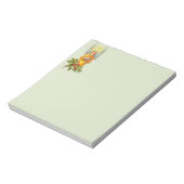 Engel mit Stechpalme und Mandoline Notizblock (Rotiert)