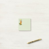 Engel mit Stechpalme und Mandoline Post-it Klebezettel (Auf Schreibtisch)