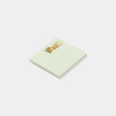 Engel mit Stechpalme und Mandoline Post-it Klebezettel (angewinkelt)