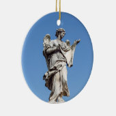 Engel mit Sudarium - Sant'Angelo Brücke, Rom Keramik Ornament (Rechts)