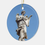 Engel mit Sudarium - Sant'Angelo Brücke, Rom Keramik Ornament (Links)