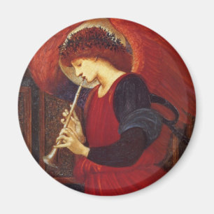 Engel mit Trompete, Burne-Jones Fine Art Magnet
