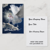 Engel mit Trompete-Geschäfts-Visitenkarte Visitenkarte (Vorne/Hinten)