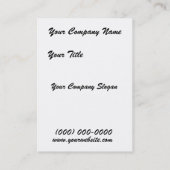 Engel mit Trompete-Geschäfts-Visitenkarte Visitenkarte (Rückseite)