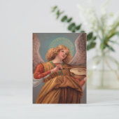 Engel mit Violinpostkarte Postkarte (Stehend Vorderseite)