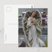 Engel mit Welpe Postkarte (Vorne/Hinten)