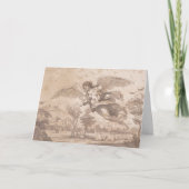 Engel mit zwei Kindern, Francesco Bartolozzi, Karte (Vorderseite)