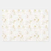Engel Muster | Set III Geschenkpapier Set (Vorderseite 2)