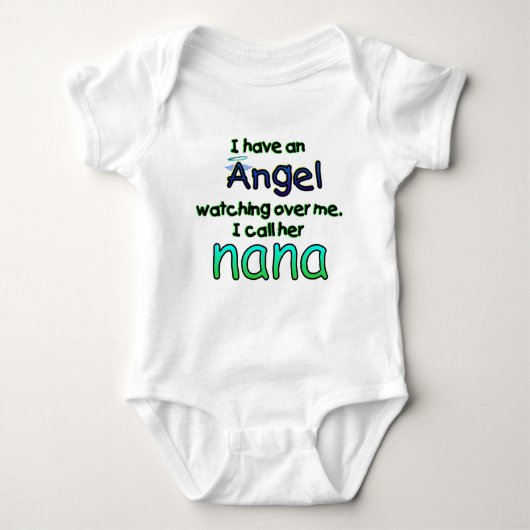 ENGEL NANA.png Baby Strampler (Vorderseite)