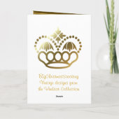 Engel neben einem Weihnachtsbaum Feiertagskarte (Rückseite)