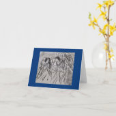 Engel Notecard Karte (Gelbe Blume)