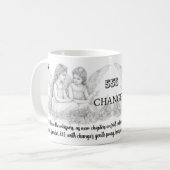 Engel Number 55 - Change - Tasse mit Zitat (Vorderseite Links)