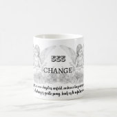 Engel Number 55 - Change - Tasse mit Zitat (Mittel)