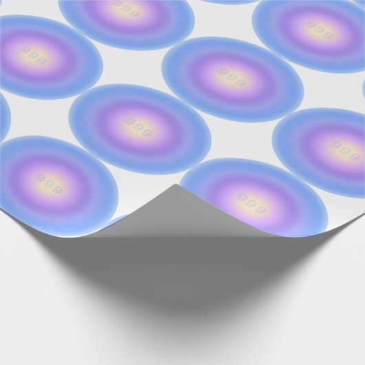 Engel Number 99 Release - Engel Numbers Gradient Geschenkpapier (Ecke)