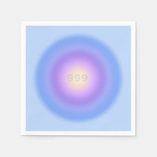 Engel Number 99 Release - Engel Numbers Gradient Serviette (Vorderseite)