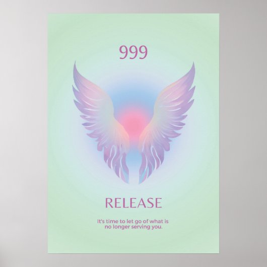 Engel Number Aura 999 Release Poster (Vorne)