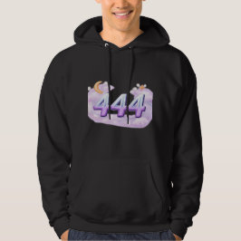 Engel Nummer 444 Hoodie – Einfaches Elegantes Desi