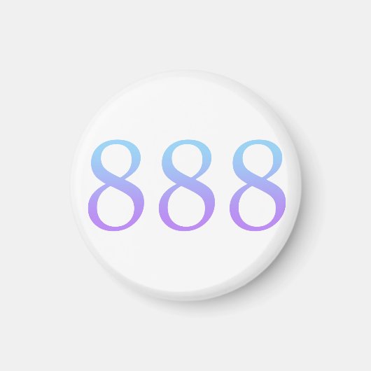 Engel Nummer 888 - Balance  Magnet (Vorne)