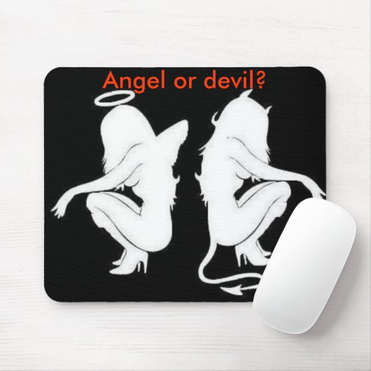 Engel oder Teufel? mousepad (Mit Mouse)