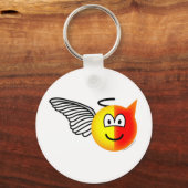 Engel- oder Teufelsgefühls Schlüsselanhänger (Vorderseite)