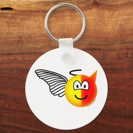 Engel- oder Teufelsgefühls Schlüsselanhänger (Vorderseite)