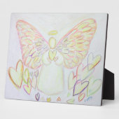 Engel of Hearts Art Painting Gift Plaque Fotoplatte (Seite)