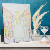 Engel of Hearts Art Painting Gift Plaque Fotoplatte (Seite)