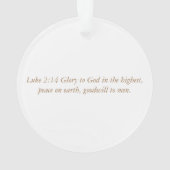 Engel-Ornament Ornament (Rückseite)