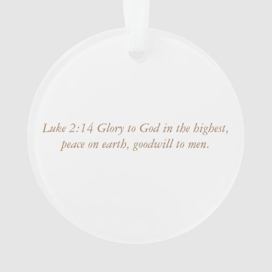 Engel-Ornament Ornament (Rückseite)