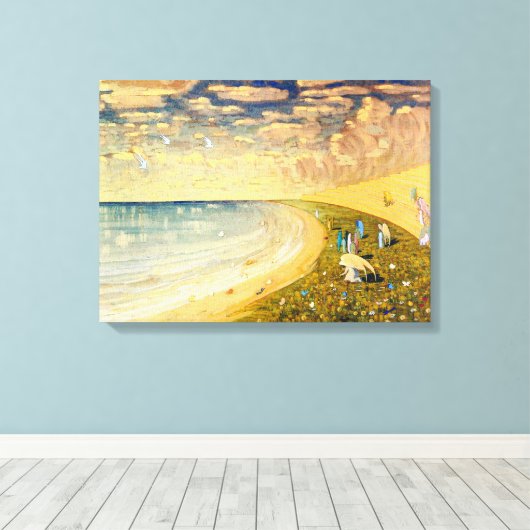 Engel (Paradies) | Mikalojus Ciurlionis | Leinwanddruck (Insitu (Holzboden))