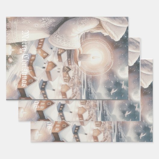 Engel passen auf dich auf geschenkpapier set (Set)