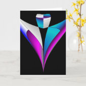 Engel passen über Sie auf Karte (Gelbe Blume)